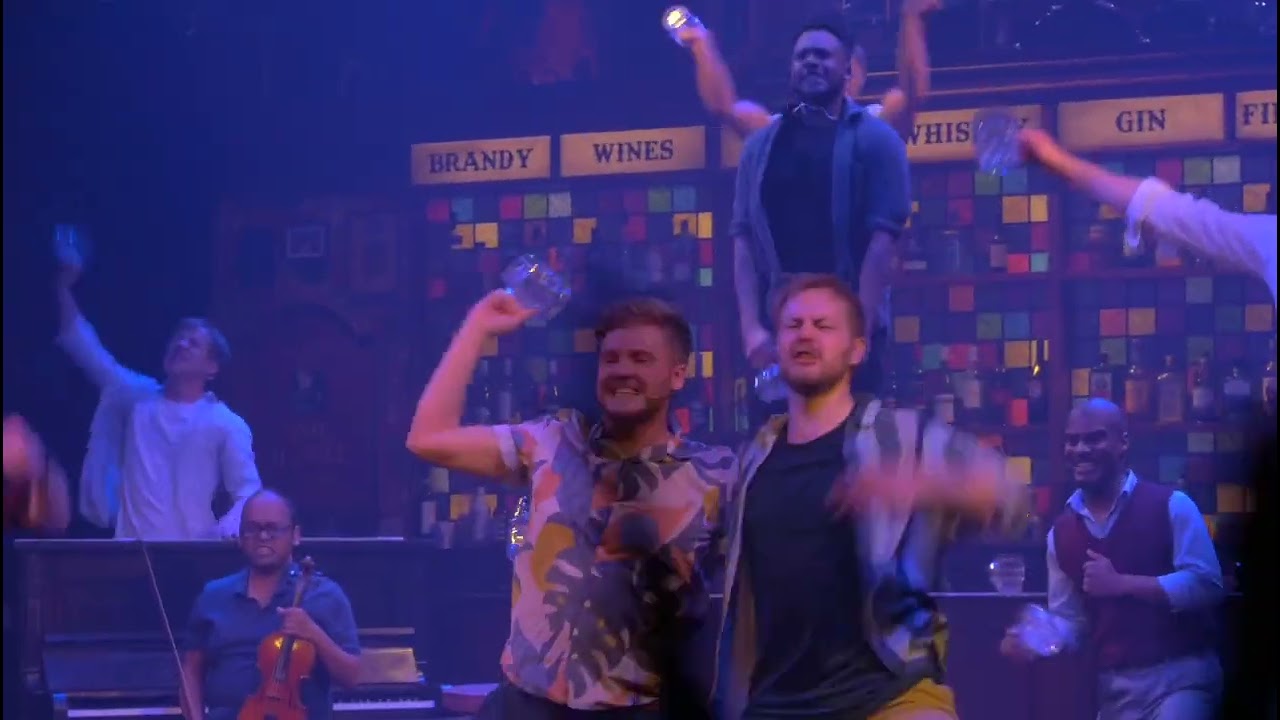 The Cast of CHOIR OF MAN At Apollo Theatre Performs 'Some Nights'