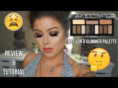 New Kat Von D Glimmer Palette Honestaf Review X Tutorial You