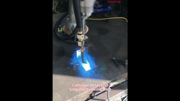 Structural Steel Welding with ROKAE CR7 Flexible Welding Robot #robotics #industrial #robots