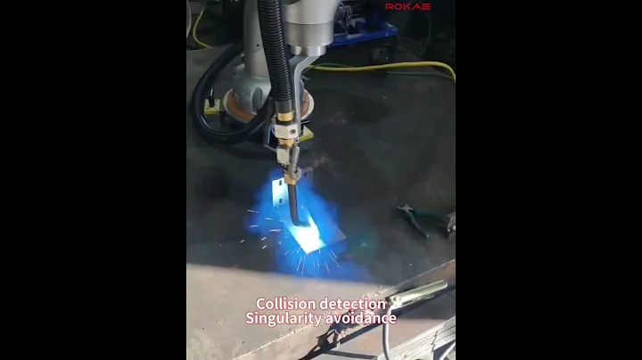 Structural Steel Welding with ROKAE CR7 Flexible Welding Robot #robotics #industrial #robots