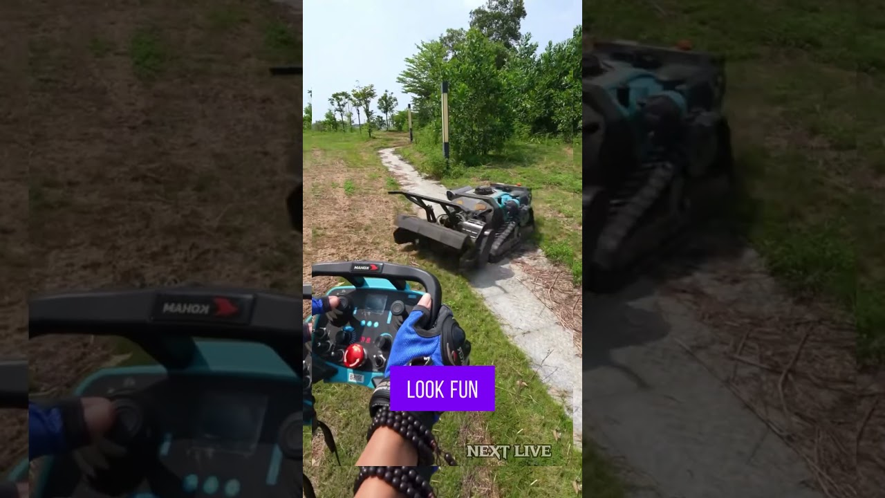 Cool or Dangerous? Remote Control Lawn Mower Test