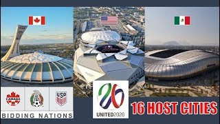 UNITED 2026 North America World Cup | Stadiums and 16 Host Cities