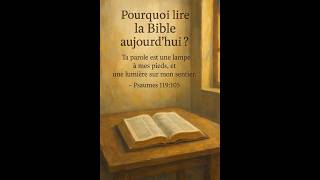 Pourquoi lire la Bible aujourd'hui #versetdujour #motivation #etudierlabible #foi #citation #vie
