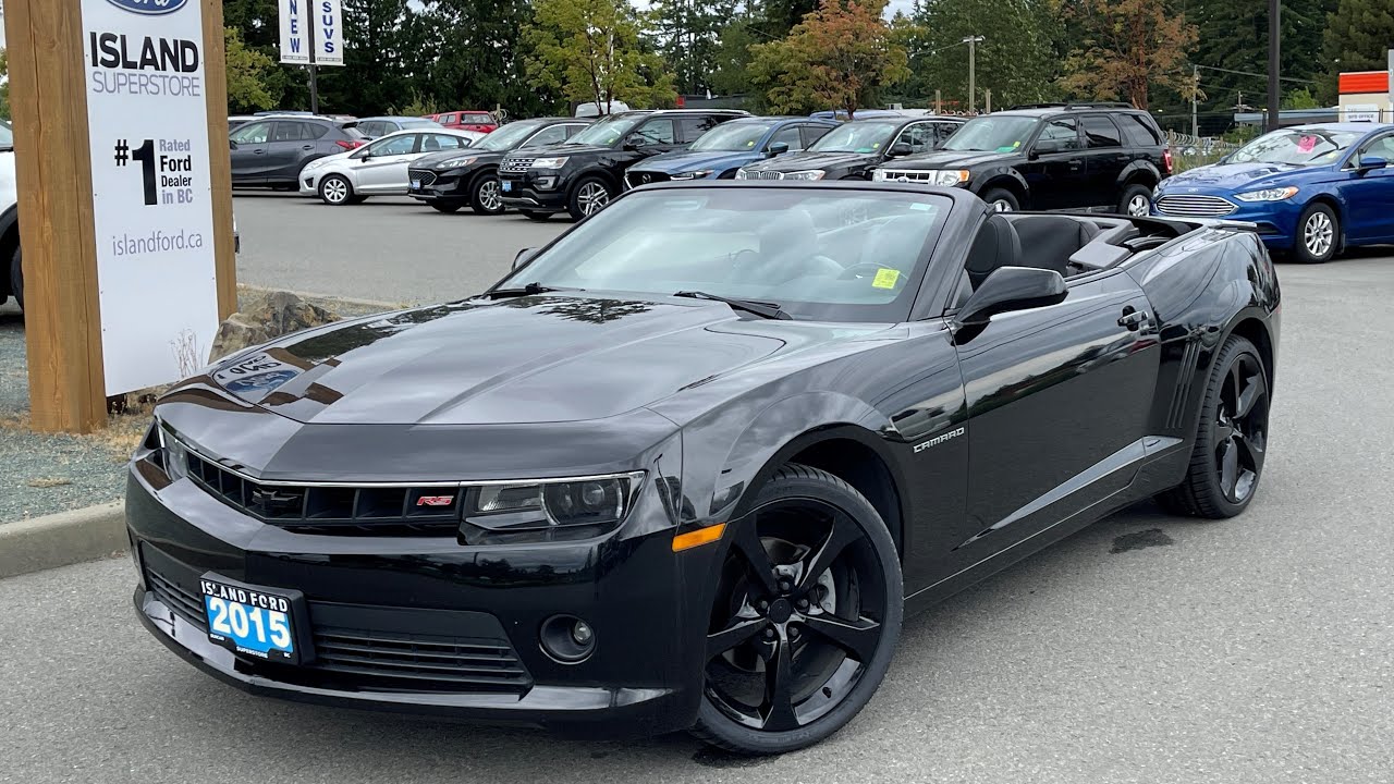 2015 Chevrolet Camaro RS + Convertible, Reverse Camera, Heated Mirrors  Review | Island Ford - YouTube