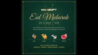 Eid-ul-Adha 2026 | MaXsoft Technologies