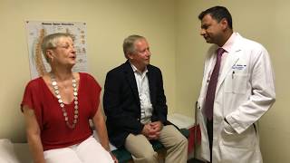 Patient Testimonial Dr. Sameer Mathur With Ken And Linda Raber, Cary Orthopaedics