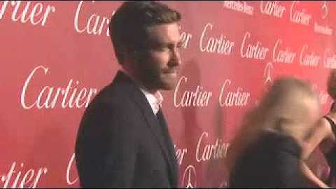 Jake Gyllenhaal on the red carpet at the Palm Springs Film Festival