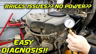 Riding Mower Bogs Or Dies Under Load, Easy Diagnosis / Repair When There Is No Power Or Runs Rough