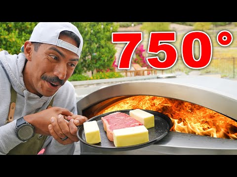 Grilling Steak In A 750° Pizza Oven...