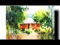 What a beautiful landscape ! in watercolour/by Rahul/inspire from my guru Milind mulick sir.