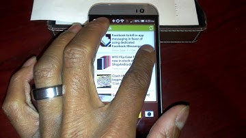Sprint HTC One M8 - Accessing Lock Screen Widgets