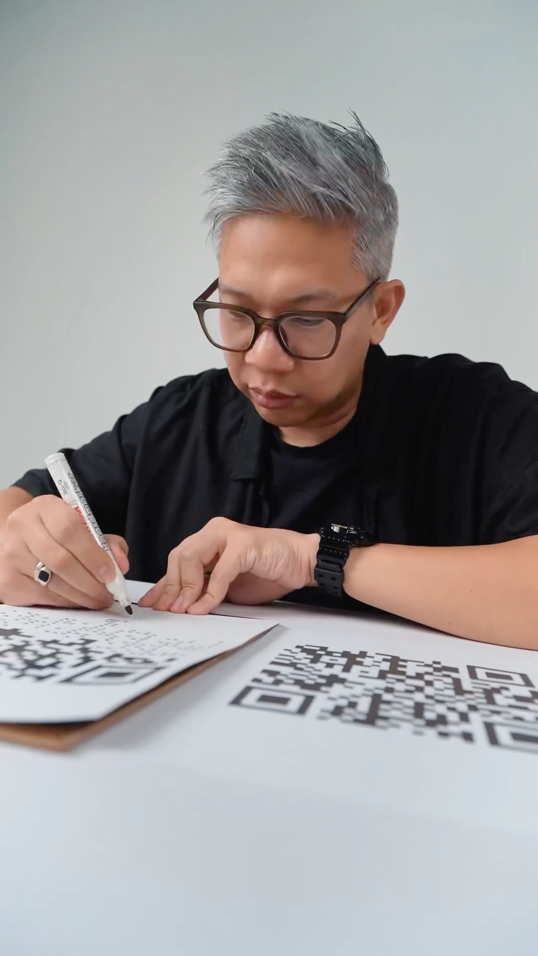 NYOBA BIKIN QR CODE MANUAL PAKAI SPIDOL!!