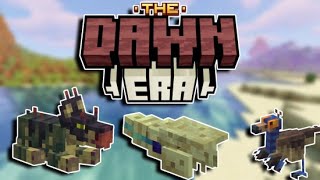 🦖TODOS los DINOSAURIOS BEBÉS de THE DAWN ERA MOD MINECRAFT 1.20.1🔴