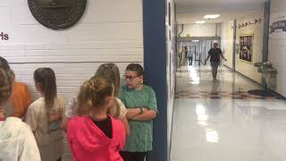 Bathroom and hallway behavior