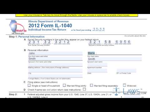 Form IL 1040 Individual Income Tax Return