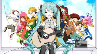 Digimon Adventure - Brave Heart Hatsune Miku Acoustic
