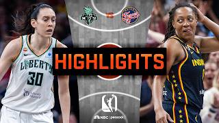 Highlights: Kelsey Mitchell and Caitlin Clark lead Fever past Liberty | WNBA on NBC | 07/18/26