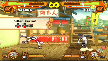 Sakura Haruno vs Sai - Naruto Shippuden Ultimate Ninja 5