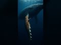 Humpback Whale Cleaning Underwater Parasite Removal Humpback Whale Cleaning Underwater Parasite Removal