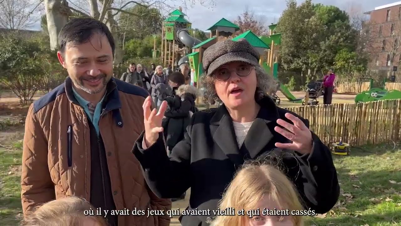 Inauguration des aires de jeux rénovées de Vidailhan