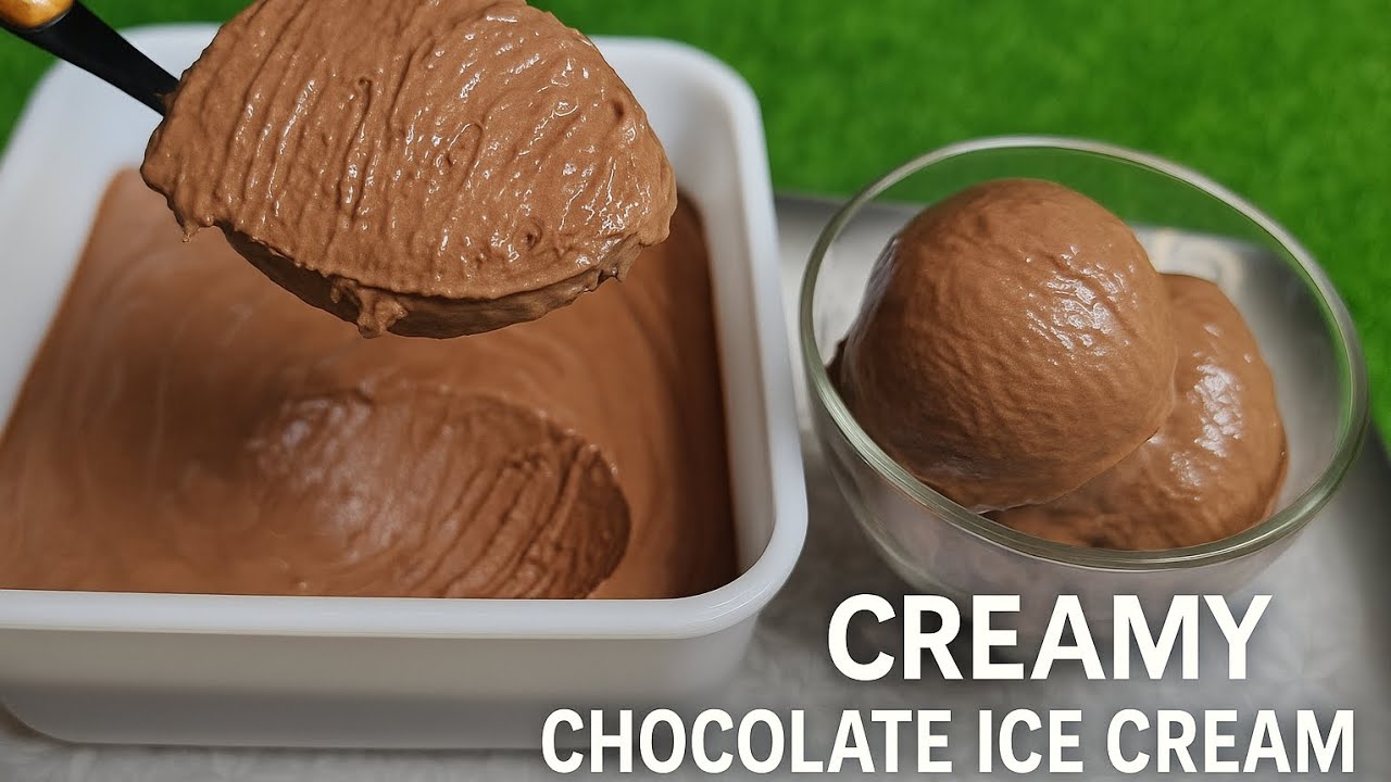 Chocolate ice-cream 🍫 | آس کریم بنانےکا آسان طریقہ | by sheerin ali