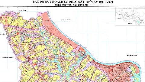 Quy Hoạch Sử Dụng Đất Tân Trụ 2021 - 2030 Tập Trung Phát Triển Ven Sông Vàm Cỏ Đông Và Vàm Cỏ Tây