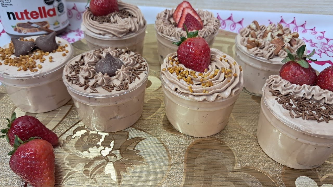 En vivo haciendo mouse de nutella