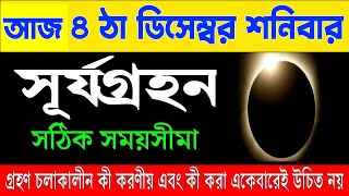   Surya Grahan 4 December Solar Eclipse 2021