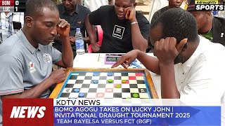 AWESOME TRAP | BOMO AGOGU TACKLES LUCKY JOHN | INVITATIONAL DRAUGHT TOURNAMENT 2025 | BAYELSA VS BGF