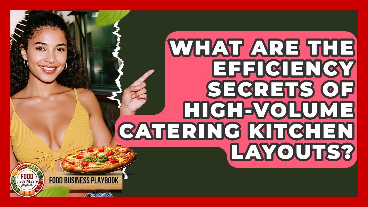 What Are The Efficiency Secrets Of High-volume Catering Kitchen Layouts? - Food Business Playbook
