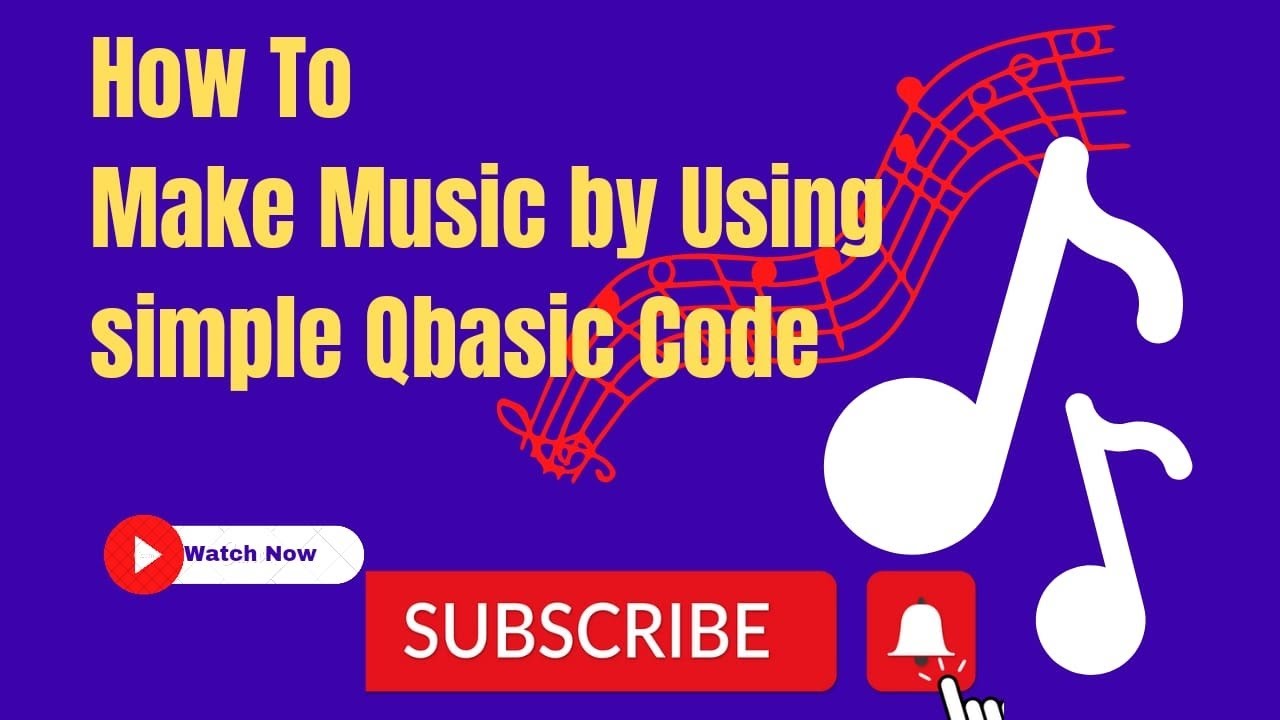 HOW TO PLAY MUSIC IN QBASIC HOW TO PLAY MUSIC IN QBASIC YouTube