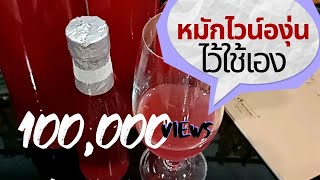 ทำไวน์แดง, ทำไวน์องุ่น,โฮมเมดไวน์ แบบบ้านๆง่ายๆ ไว้ใช้ทำอาหาร , Homemade Red Wine Recipe