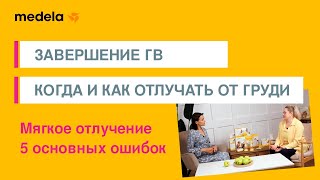 Завершение грудного вскармливания: когда и как отлучать от груди | Школа Medela - 11 выпуск