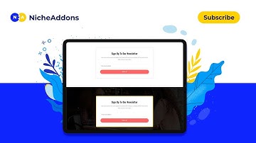 How to Create Subscribe Widget - Restaurant & Cafe Addon for Elementor