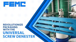Universal Screw Denester Machine | High-Speed Automated Tray Denesting