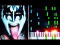 KISS - I Was Made For Lovin' You - Piano Tutorial