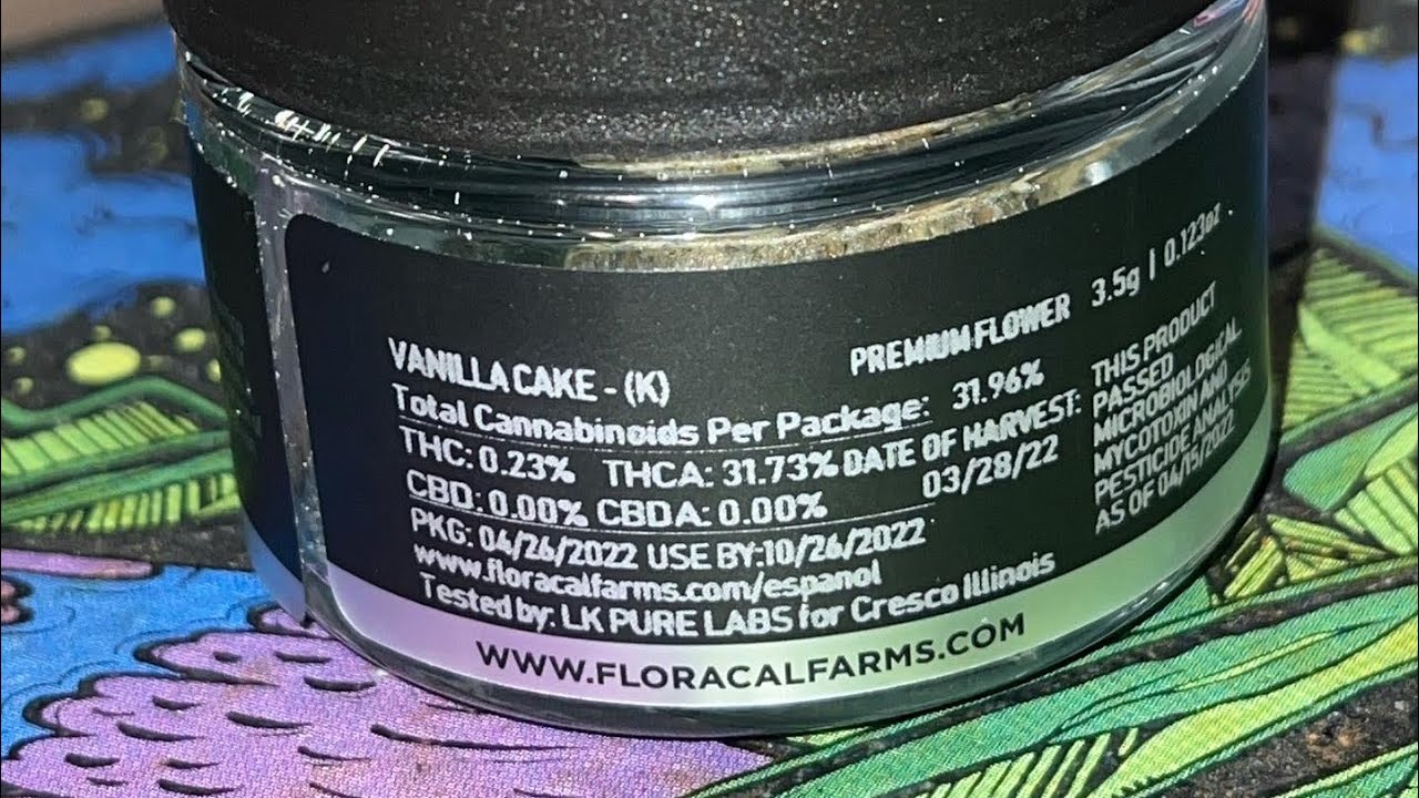 Vanilla Cake - FloraCal Farms