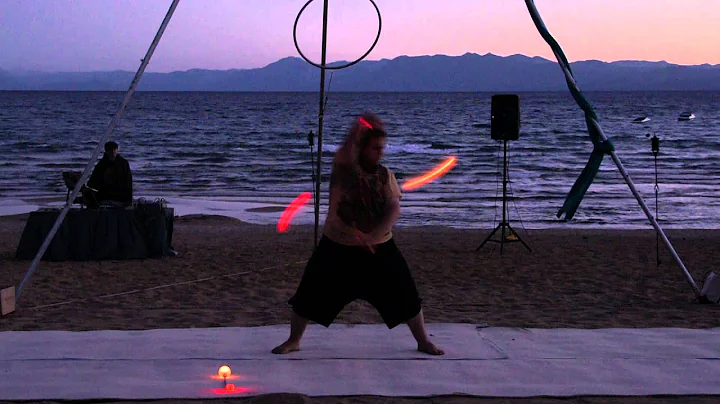 Jonathan Alvarez ~ 3 Pod Poi ~ Lake Tahoe Flow Art...