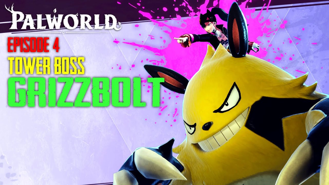 BERBURU GRiZZBOLT! TOWER BOSS PERTAMA | Palworld Feybreak - YouTube