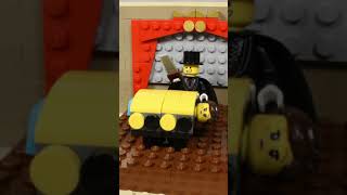 LEGO Magician Sawing Woman in Half Illusion