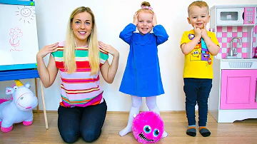 Head Shoulders Knees and Toes + More Kids Songs & Nursery Rhymes Gaby and Alex