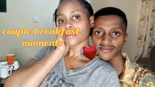 Couple breakfast moments 😁/slow living in Nairobi/Ghetto life😍