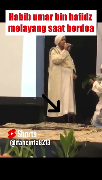 HABIB UMAR BIN KHAFIZD MELAYANG SAAT BERDOA