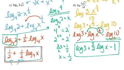 4.5 Properties of Logarithms part 3