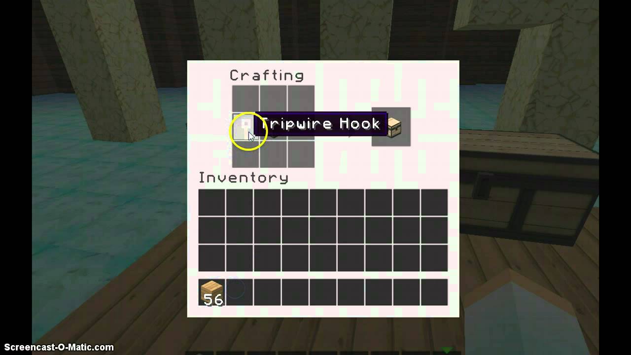 How To Make Chests & Trapped Chests In Minecraft - YouTube