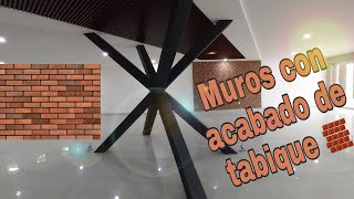 Pared con apariencia de ladrillos. by Manos a la Obra con Oscar Padilla 2,484 views 3 years ago 11 minutes, 18 seconds