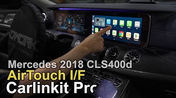 You can using Carlinkit Pro2 by Direct Touch on 2018 CLS400d C257 display! by 인디웍 indiwork