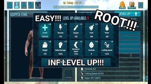 [EASY INF LEVEL UP] ARK Survival Evolve MOBILE | TUTORIAL