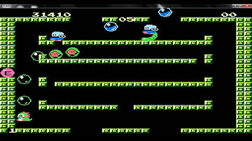 test video playing bubble bobble