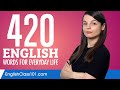 420 English Words for Everyday Life - Basic Vocabulary #21